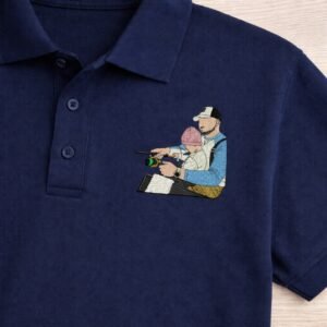 charming chest graphic child fishing